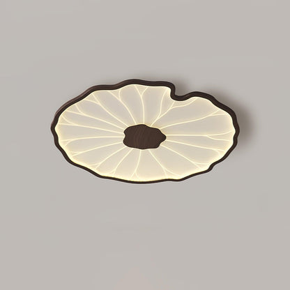 Luminara | Modern Minimalist Walnut Wood LED Ceiling Light Fixture 11