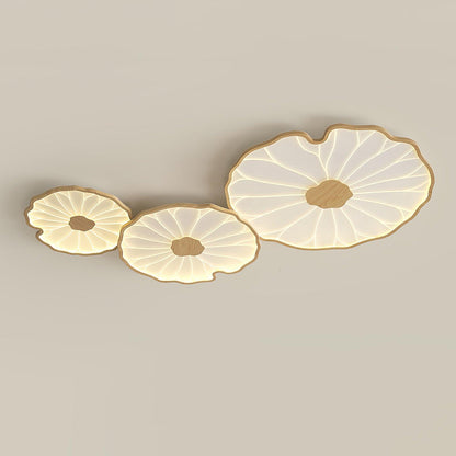 Luminara | Modern Minimalist Walnut Wood LED Ceiling Light Fixture 6