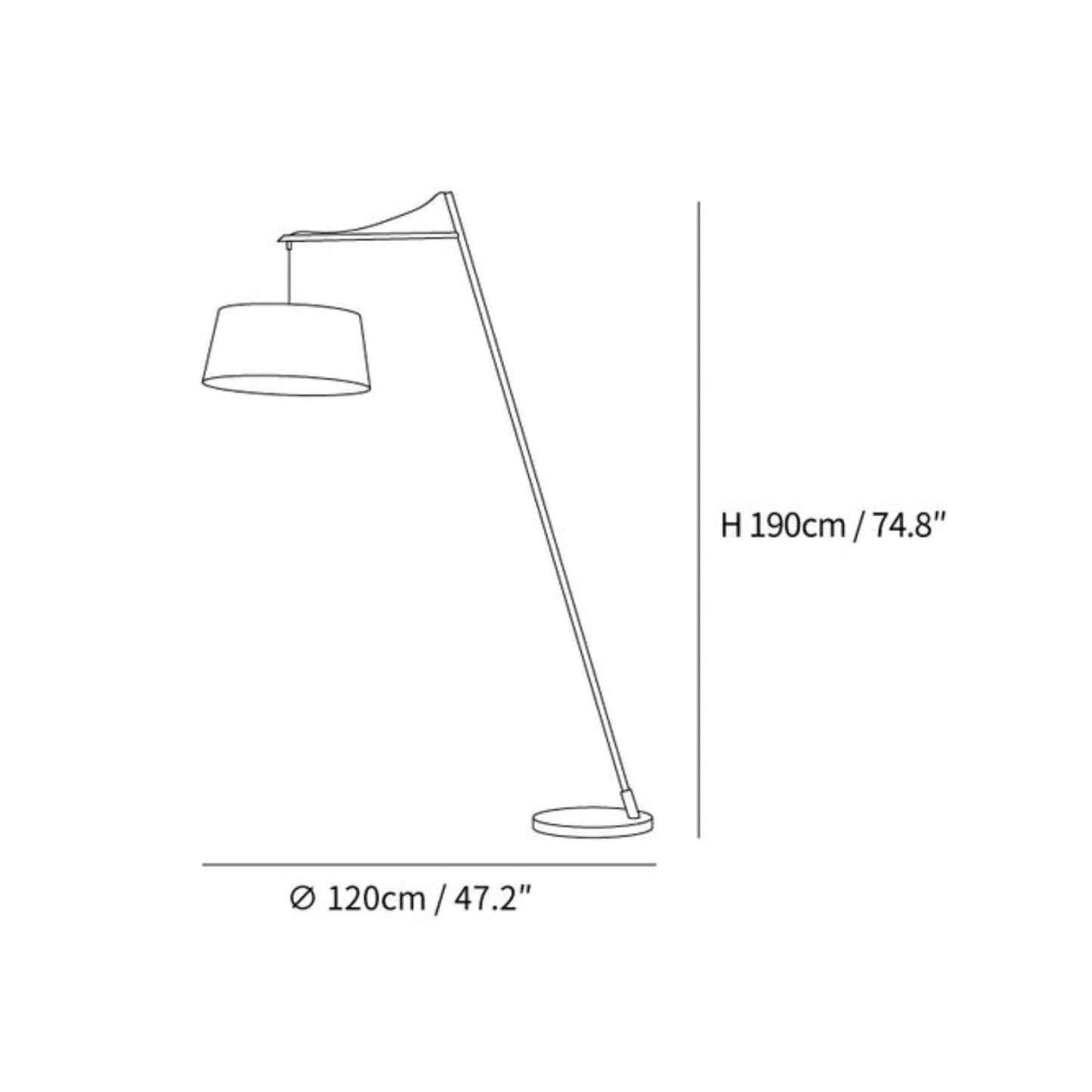 Luminara | Modern Sleek Black Floor Lamp with Adjustable Shade 2
