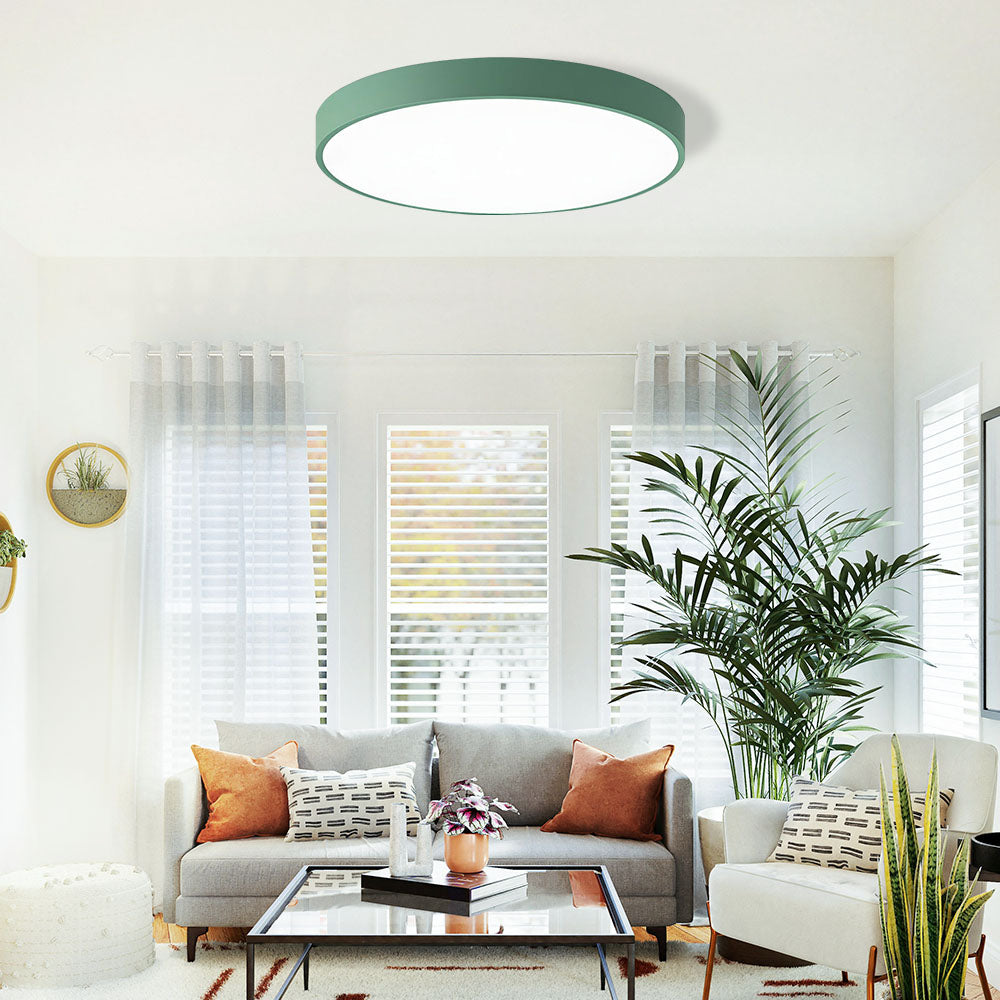 Luminara | Modern Sleek LED Round Ceiling Lamp for Versatile Spaces 7