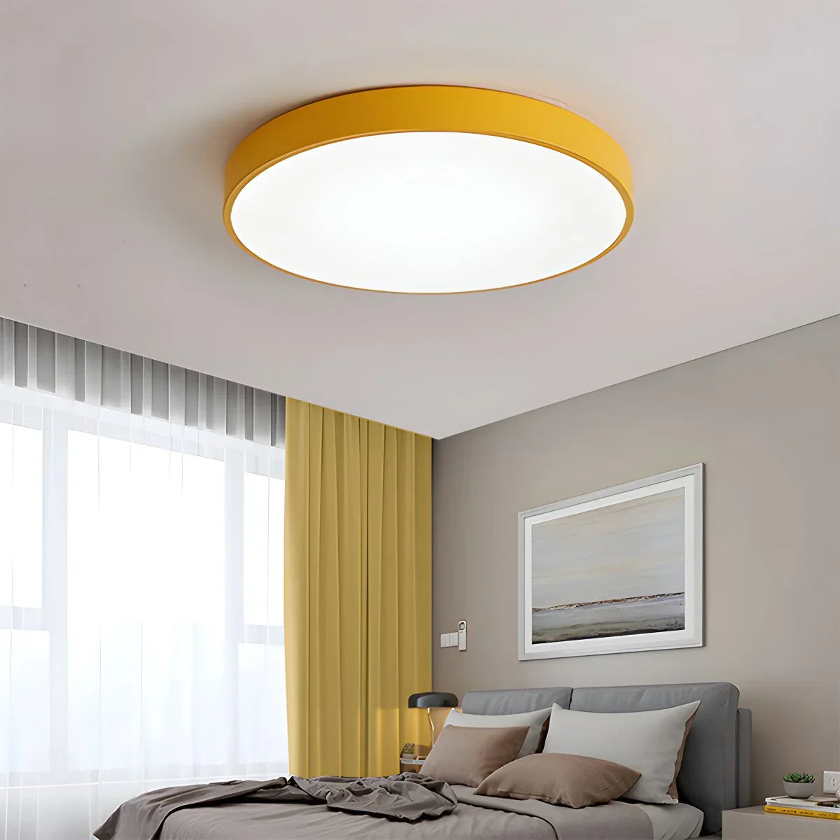 Luminara | Modern Ultra-Thin LED Flush Mount Ceiling Light with Dimming Feature 4