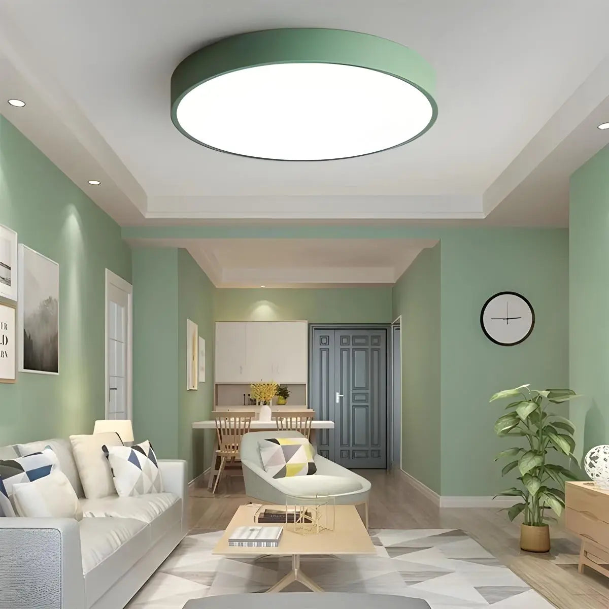 Luminara | Modern Ultra-Thin LED Flush Mount Ceiling Light with Dimming Feature 5