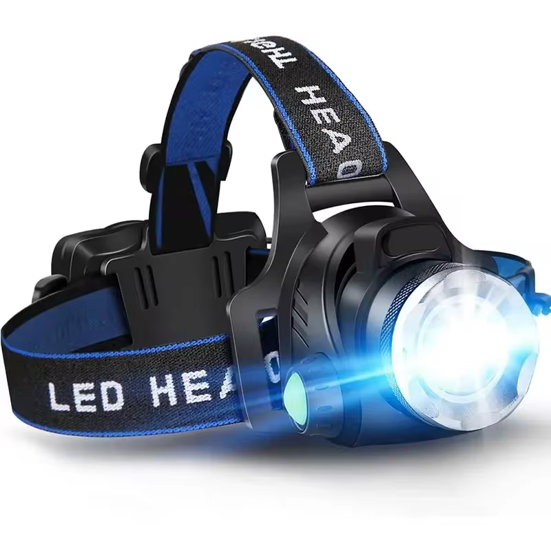 Bright Waterproof LED Headlight for Outdoor Enthusiasts - Lusomart