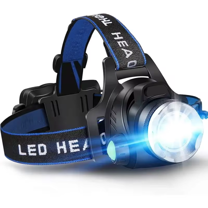 Bright Waterproof LED Headlight for Outdoor Enthusiasts - Lusomart