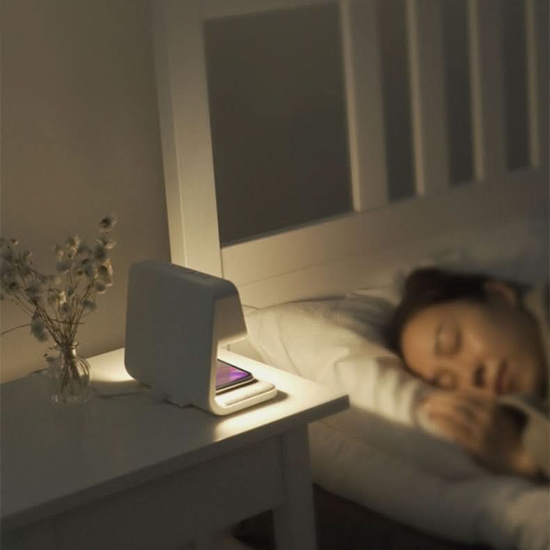 Luminara | Sleek Modern 3-in-1 LED Alarm Clock with Wireless Charger 5