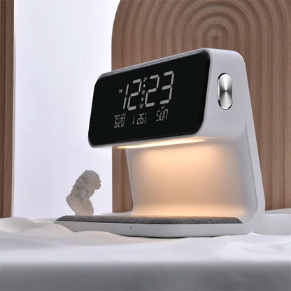 Luminara | Sleek Modern 3-in-1 LED Alarm Clock with Wireless Charger 7
