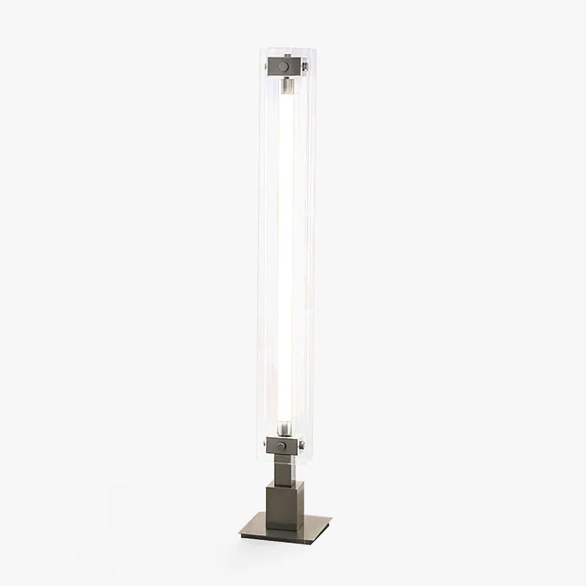 Luminara | Sleek Modern Glass Acrylic Standing Floor Lamp for Living Room 1