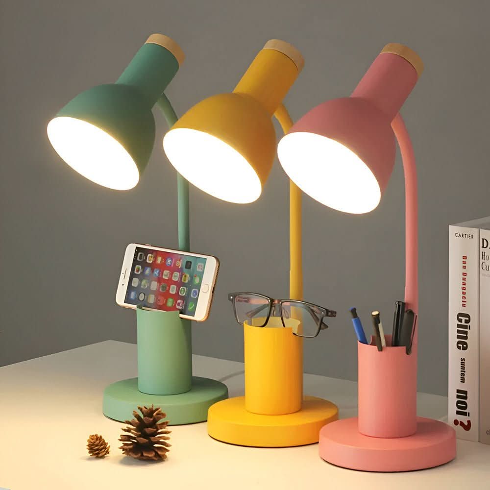 Luminara | Sleek Modern LED Desk Lamp with Integrated Pen Holder 1