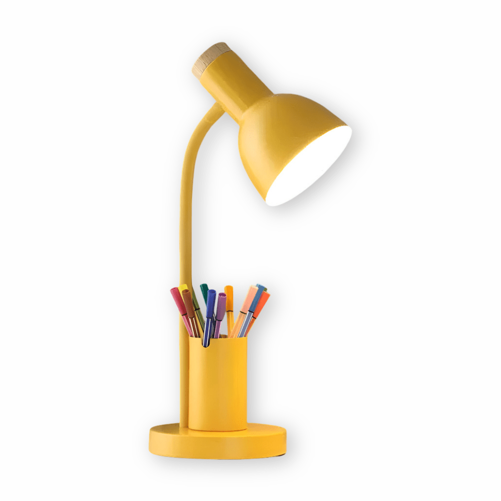 Luminara | Sleek Modern LED Desk Lamp with Integrated Pen Holder 11