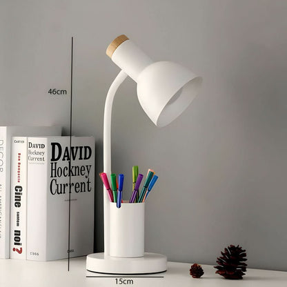 Luminara | Sleek Modern LED Desk Lamp with Integrated Pen Holder 5