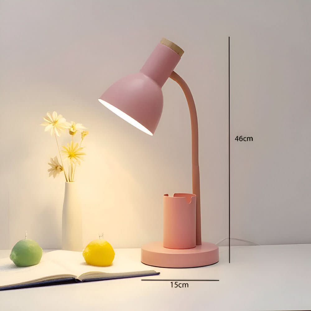Luminara | Sleek Modern LED Desk Lamp with Integrated Pen Holder 8