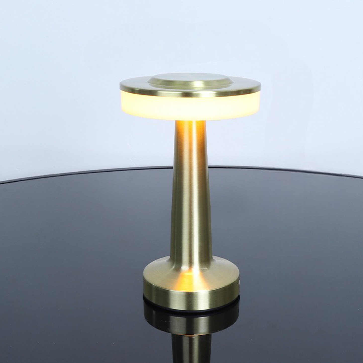 Luminara | Sleek Modern Metal USB Charging Table Lamp for Bedside or Desk 4