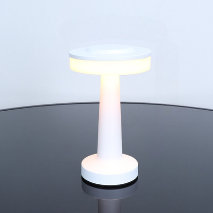 Luminara | Sleek Modern Metal USB Charging Table Lamp for Bedside or Desk 6
