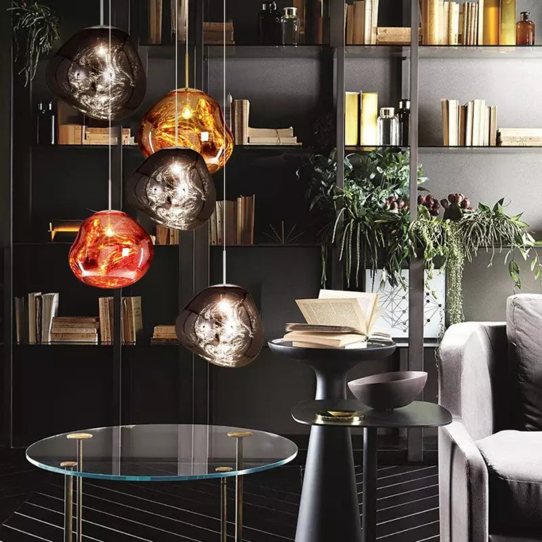 Luminara | Striking Organic Globe Pendant Light for Cozy Atmosphere 8