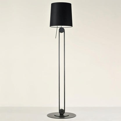 Chic Dimmable Fabric Floor Lamp for Living Rooms - Lusomart