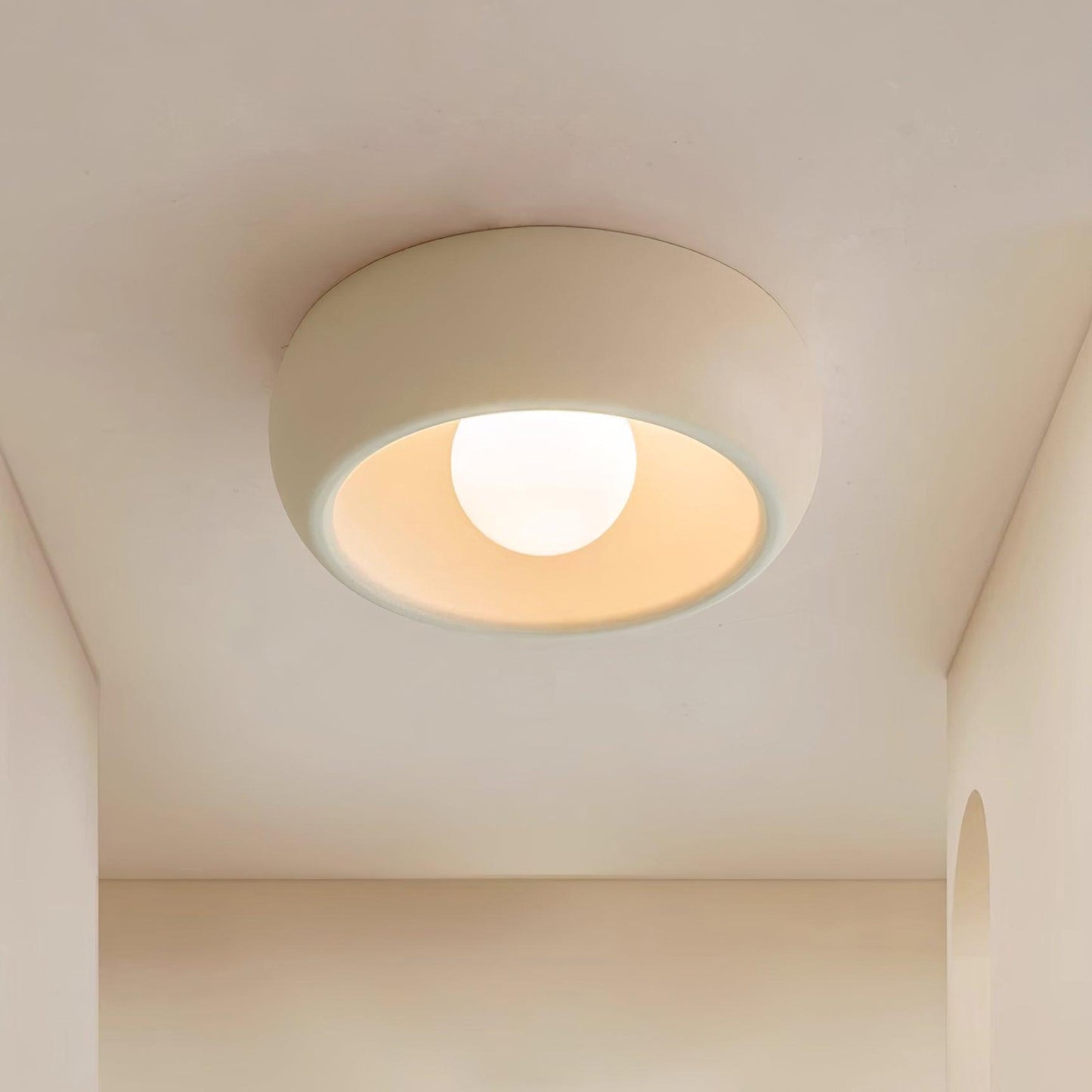 Luminara | Stylish Dimmable Flush Mount Ceiling Light for Bathrooms 2