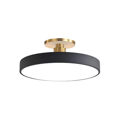 Luminara | Stylish Modern Black Gold Flush Mount Ceiling Light Fixture 1