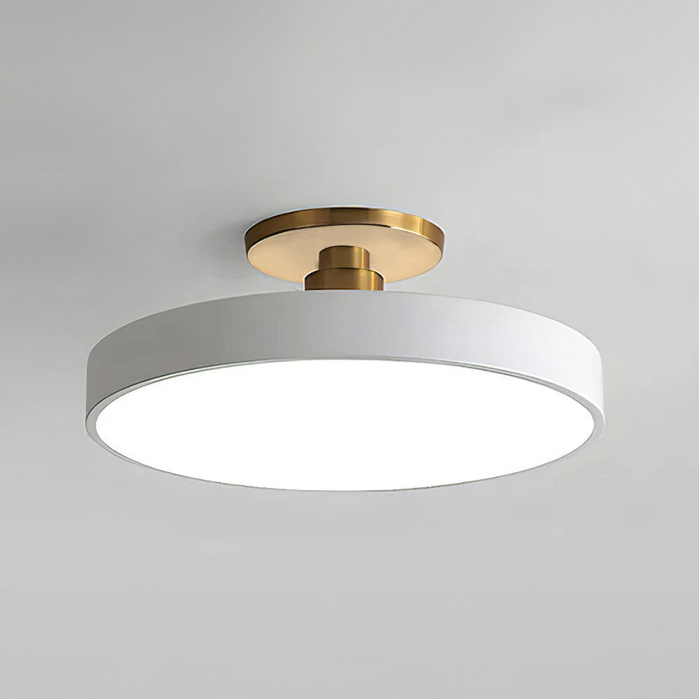 Luminara | Stylish Modern Black Gold Flush Mount Ceiling Light Fixture 10