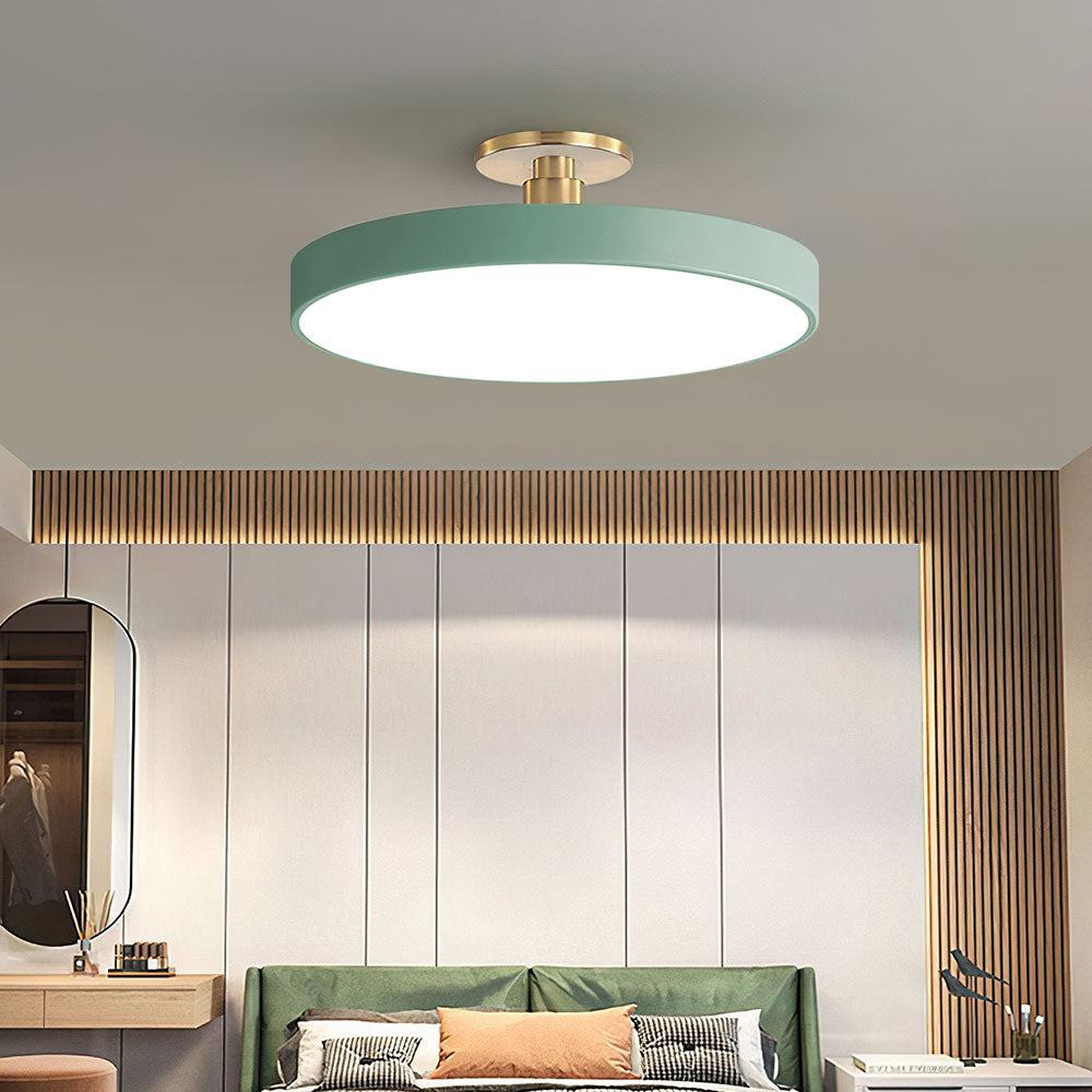 Luminara | Stylish Modern Black Gold Flush Mount Ceiling Light Fixture 11
