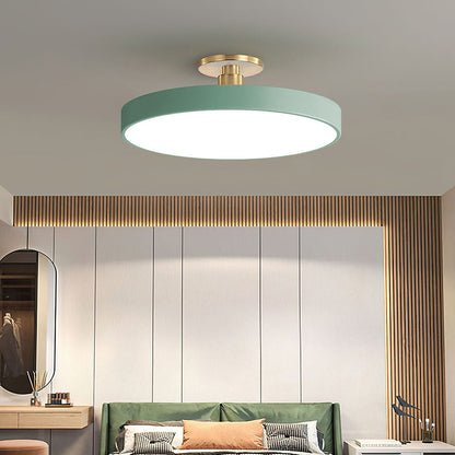 Luminara | Stylish Modern Black Gold Flush Mount Ceiling Light Fixture 11