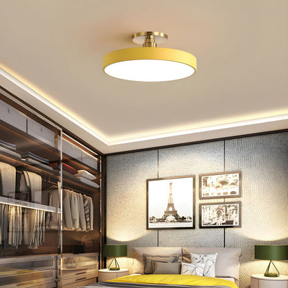 Luminara | Stylish Modern Black Gold Flush Mount Ceiling Light Fixture 14