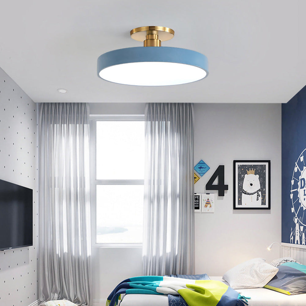 Luminara | Stylish Modern Black Gold Flush Mount Ceiling Light Fixture 15