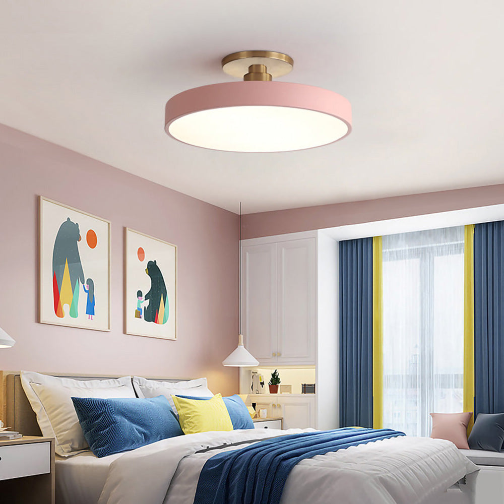 Luminara | Stylish Modern Black Gold Flush Mount Ceiling Light Fixture 8