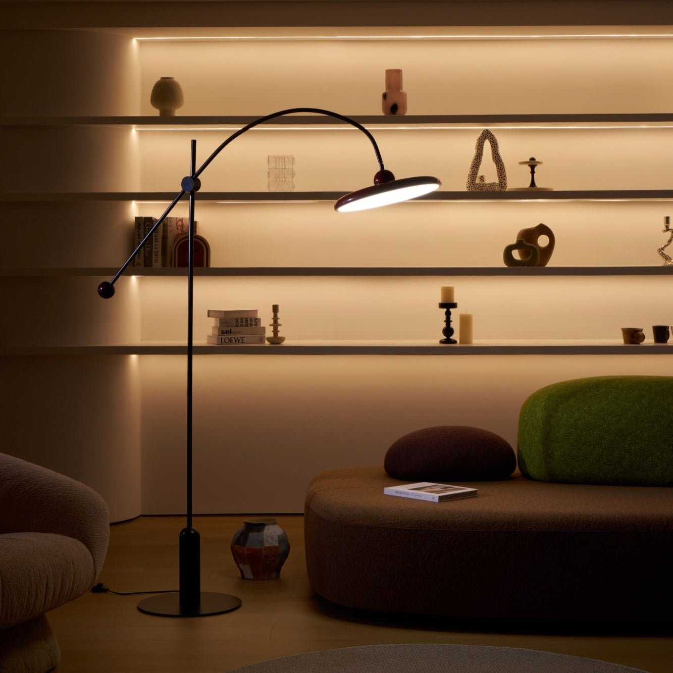 Luminara | Stylish Modern Sculptural LED Floor Lamp 5