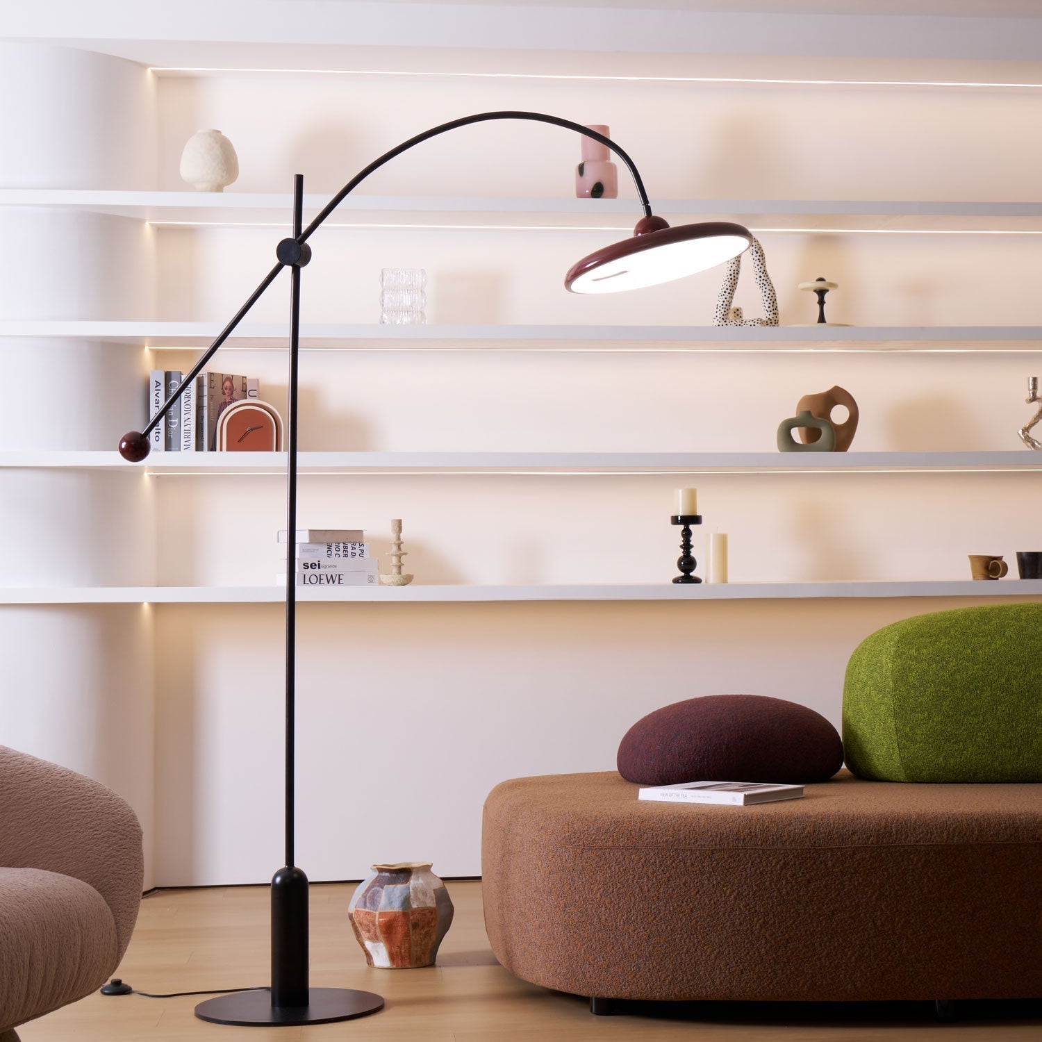 Luminara | Stylish Modern Sculptural LED Floor Lamp 6