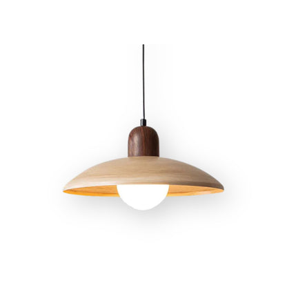 Luminara | Stylish Modern Wood and Glass Pendant Light for Kitchen 1