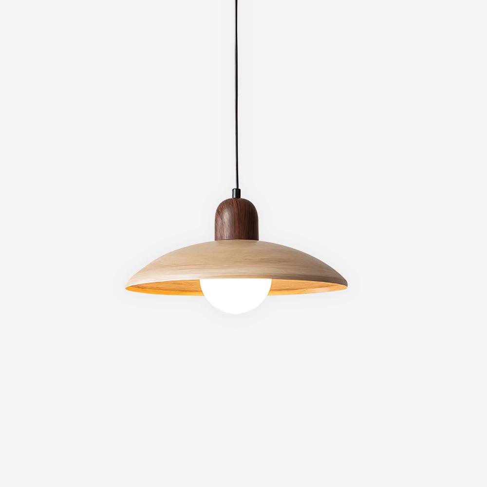 Luminara | Stylish Modern Wood and Glass Pendant Light for Kitchen 2