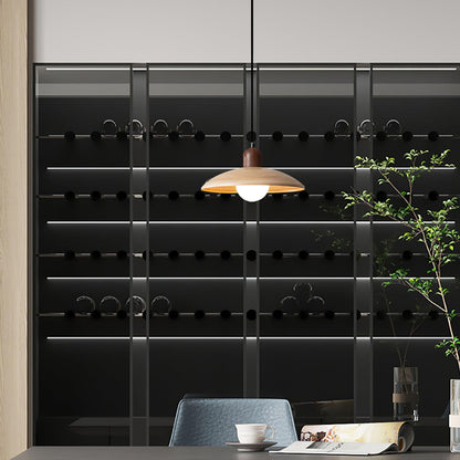 Luminara | Stylish Modern Wood and Glass Pendant Light for Kitchen 8