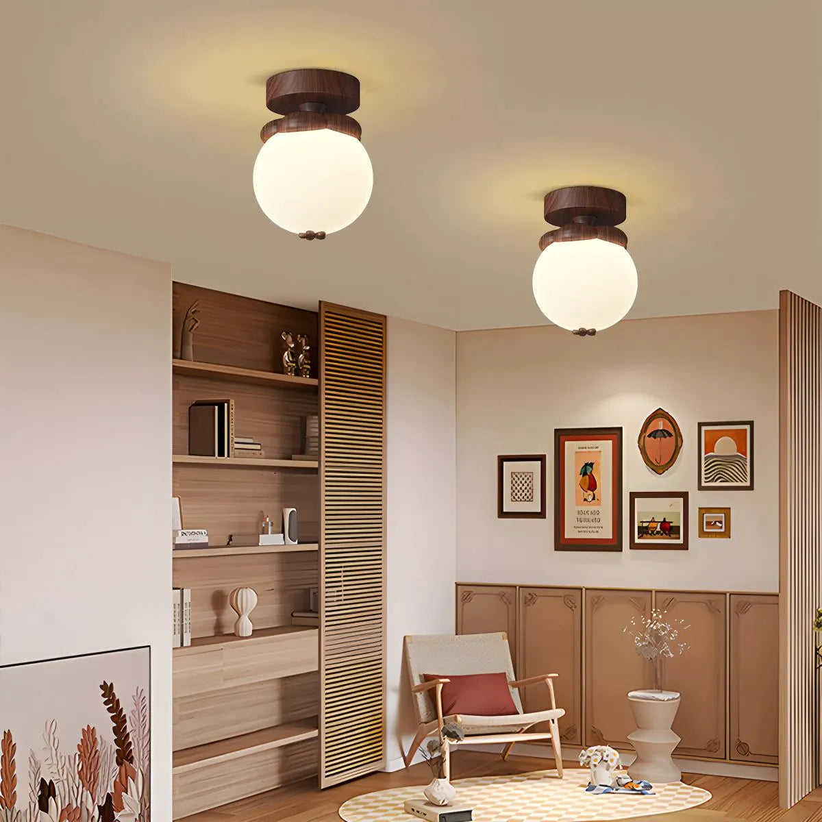 Luminara | Stylish Vintage Modern Ceiling Lamp for Cozy Spaces 5