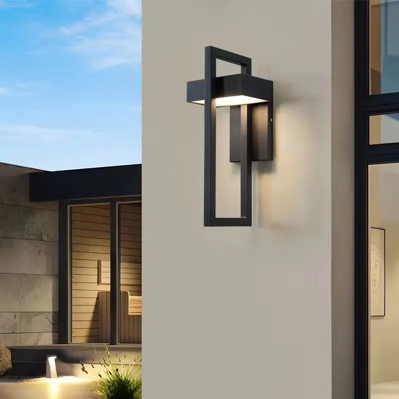Sleek Weatherproof Outdoor Stainless Steel Wall Lamp