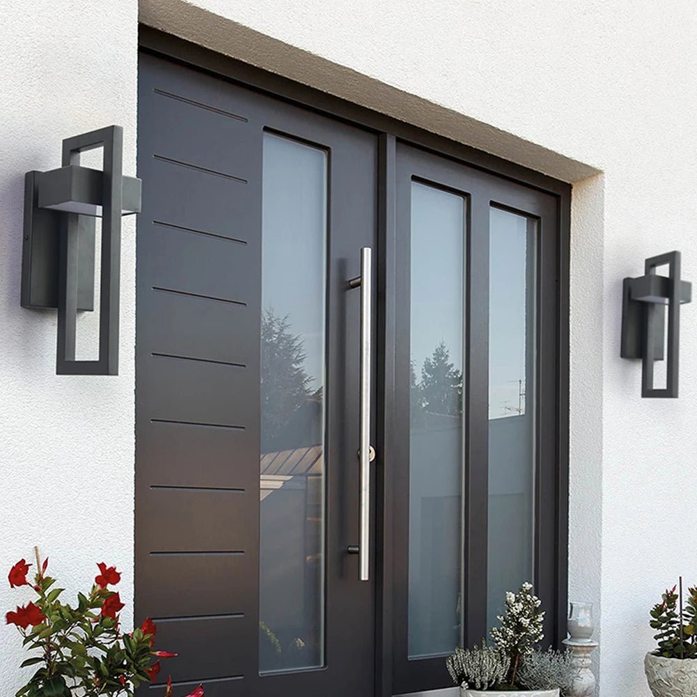 Sleek Weatherproof Outdoor Stainless Steel Wall Lamp