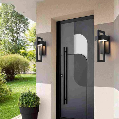 Sleek Weatherproof Outdoor Stainless Steel Wall Lamp