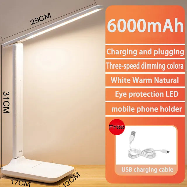 Luminara | Touch-Control Cordless LED Desk Lamp with Rechargeable Battery 0