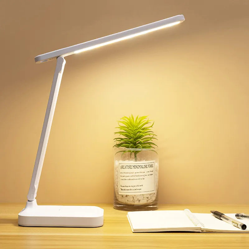 Portable Rechargeable LED Table Lamp with Touch Control - Lusomart