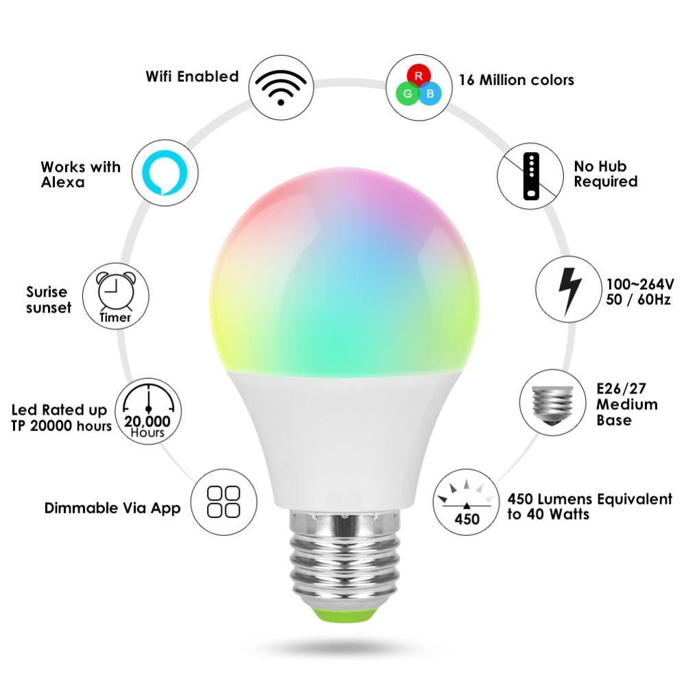 Luminara | Versatile Smart LED Light Bulb with Voice Control 7