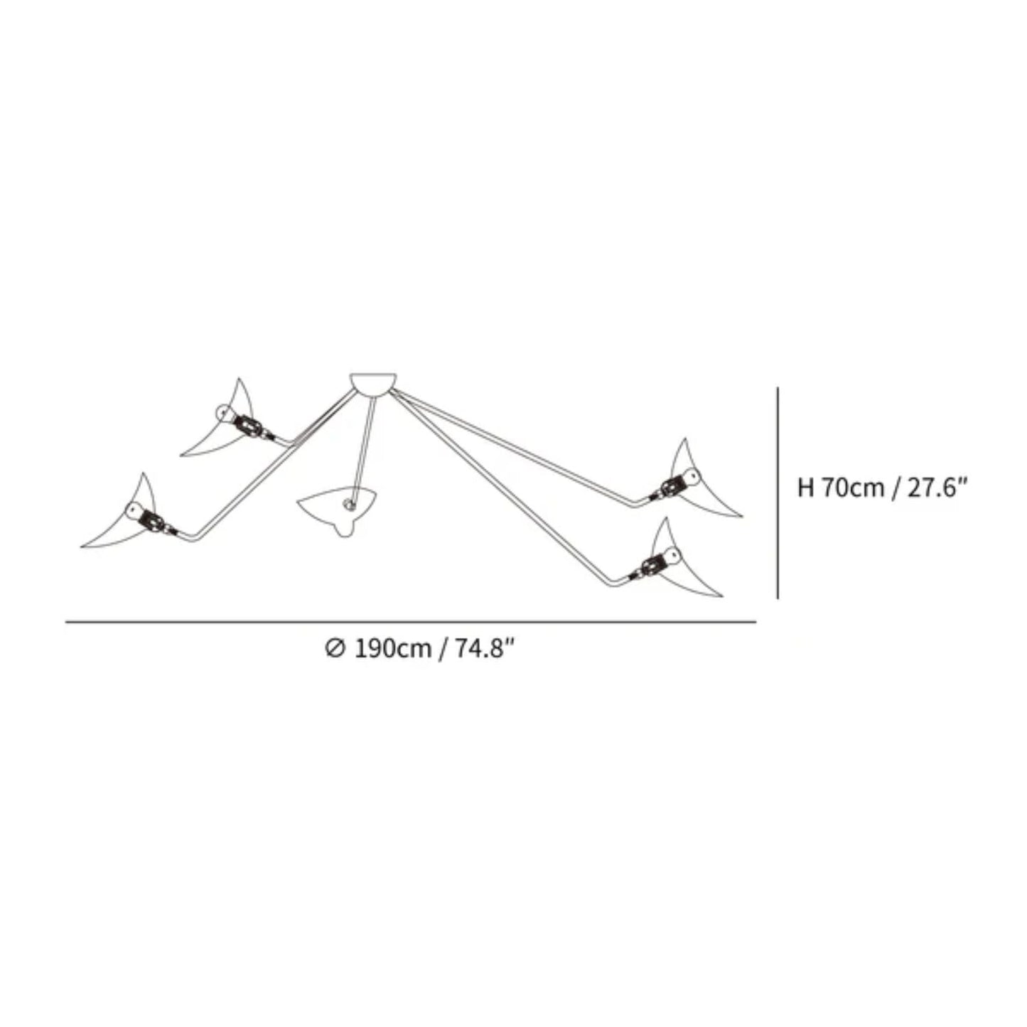 Luminex | Modern Adjustable Industrial LED Ceiling Light Fixture 6