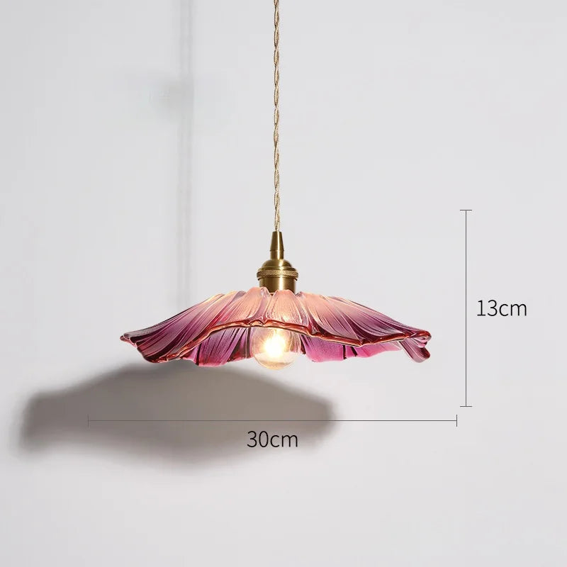 Beautiful Handmade Floral Hanging Lamp
