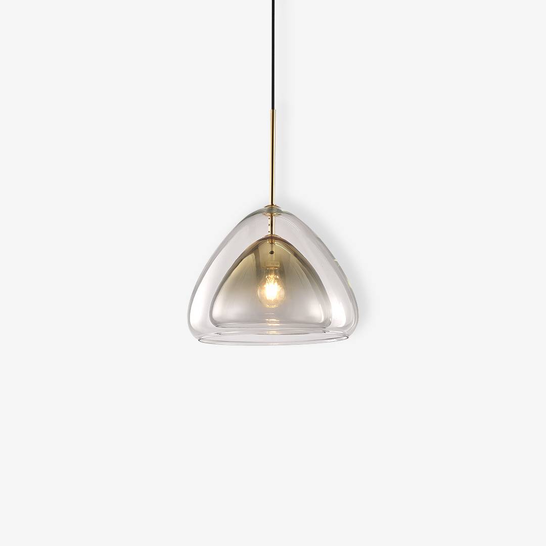 Stylish Clear Glass Hanging Light Ceiling Fixture