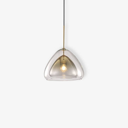 Stylish Clear Glass Hanging Light Ceiling Fixture
