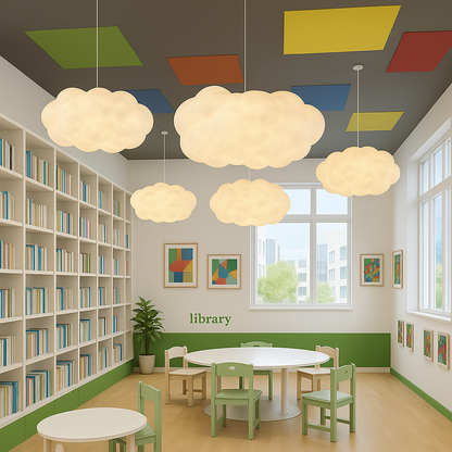 Lumorae | Cloud-Shaped Pendant Lamp with Soft Illumination 4