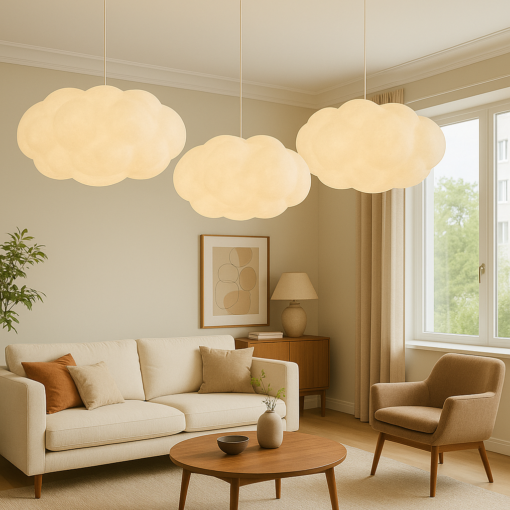 Lumorae | Cloud-Shaped Pendant Lamp with Soft Illumination 5