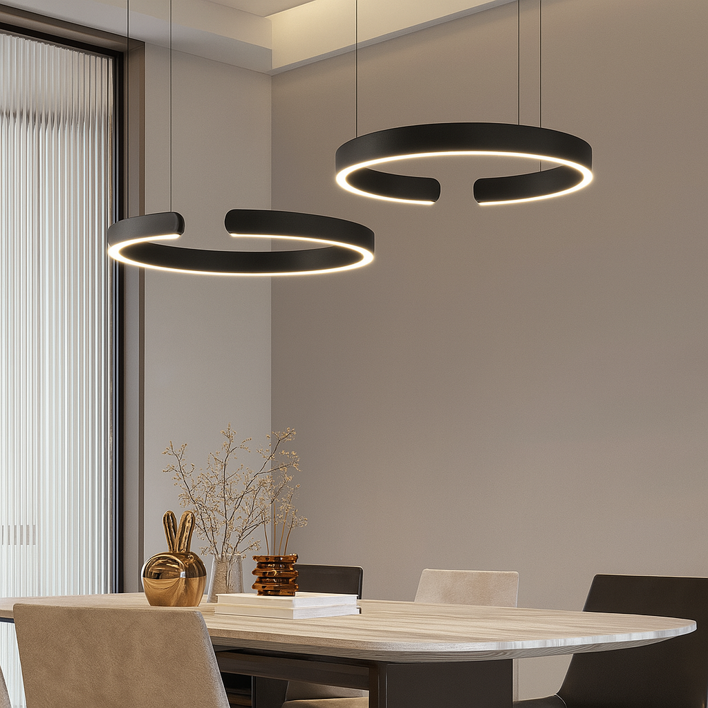 Lumoraq | Minimalist Ring Pendant Lamp with Elegant Aesthetics 1