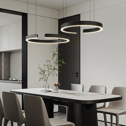 Lumoraq | Minimalist Ring Pendant Lamp with Elegant Aesthetics 4