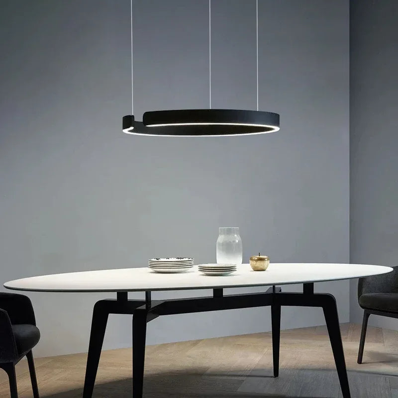 Lumoraq | Minimalist Ring Pendant Lamp with Elegant Aesthetics 5