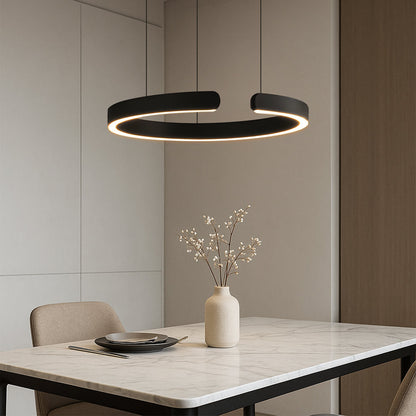 Lumoraq | Minimalist Ring Pendant Lamp with Elegant Aesthetics 7