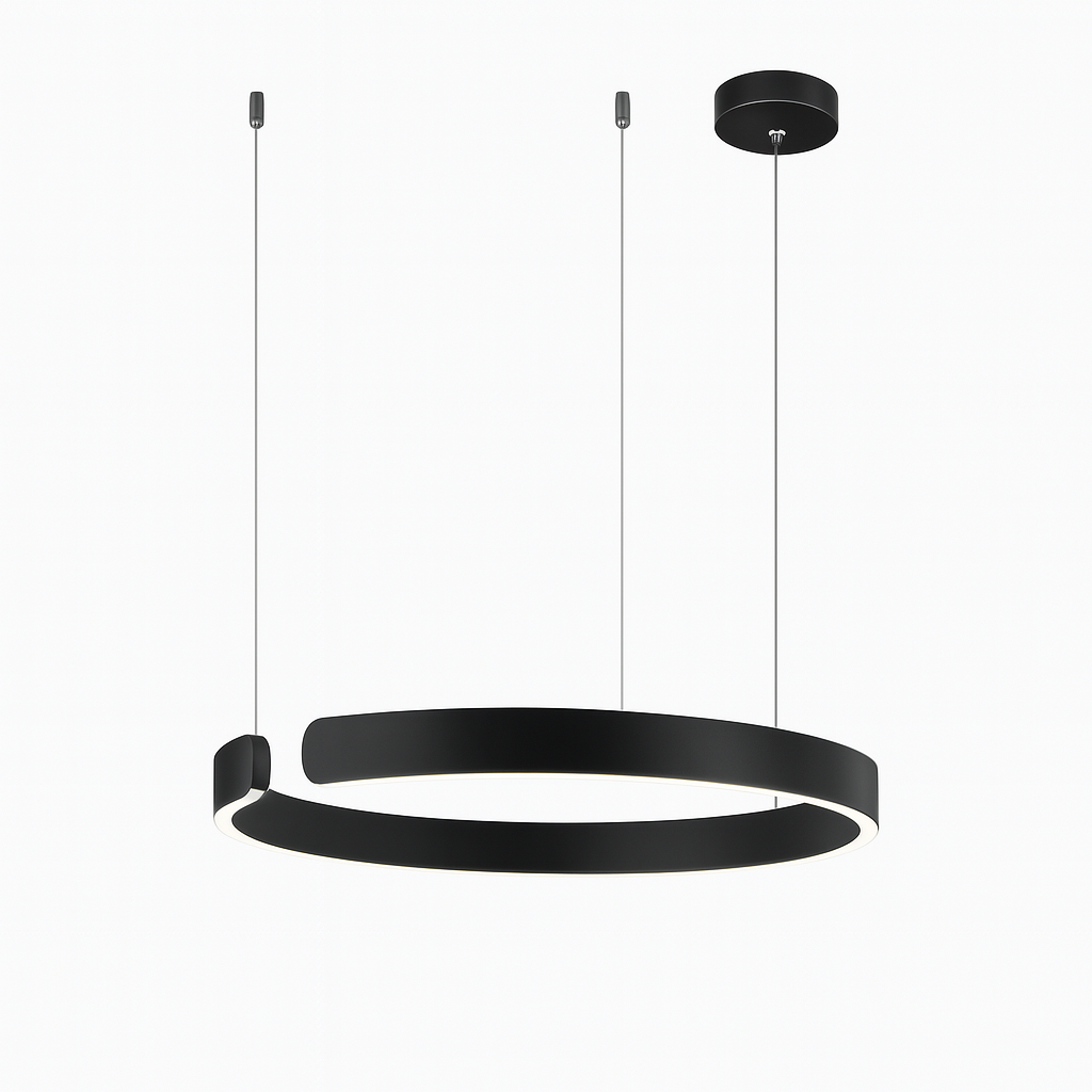 Lumoraq | Minimalist Ring Pendant Lamp with Elegant Aesthetics 9